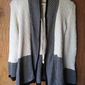 ETIQUETTE London Open Tie Front Sweater